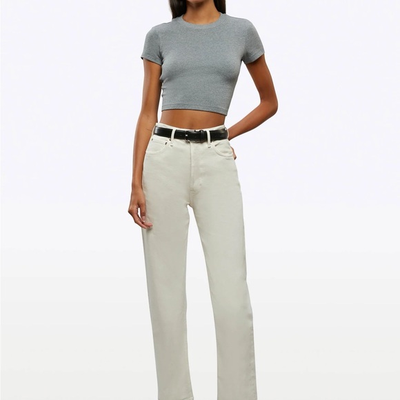 Cuts Tomboy Tee Cropped - Picture 2 of 8